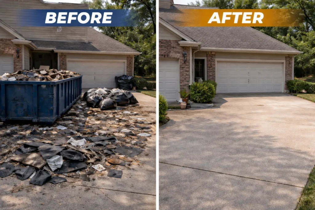 Roofing Debris Removal — Abilene TX
