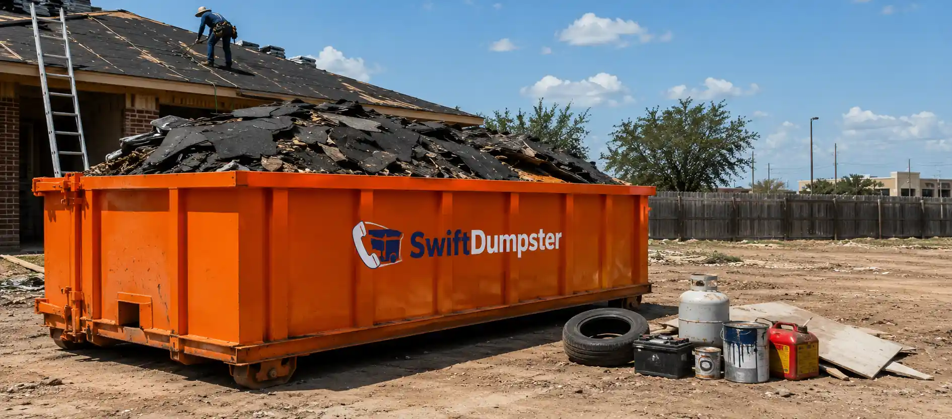 Roofing Dumpster Rental in Abilene 6 What Can (and Can't) Go in a Roofing Dumpster rental Abilene