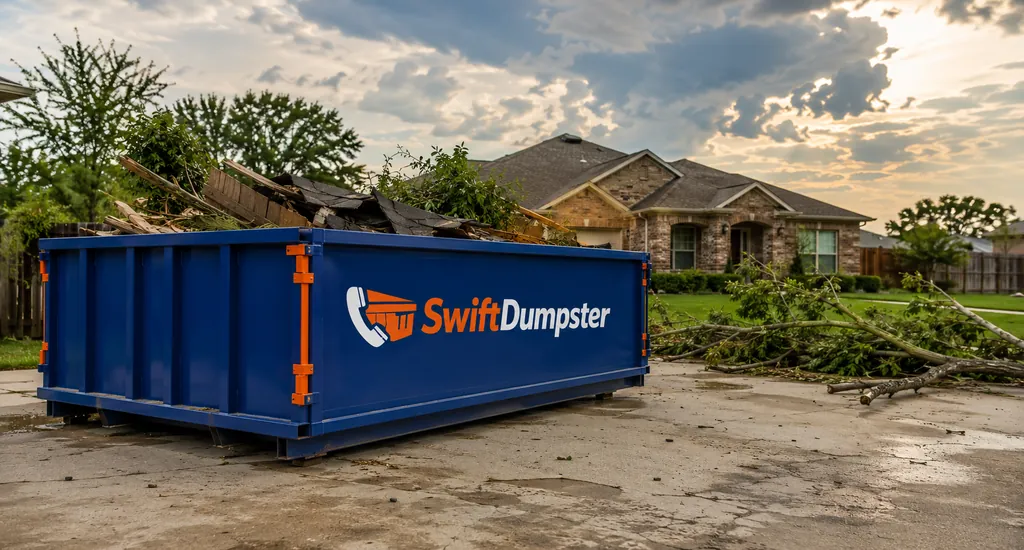 Storm Cleanup Dumpster Rental in Abilene 1 Storm Cleanup Dumpster Rental in Abilene, TX